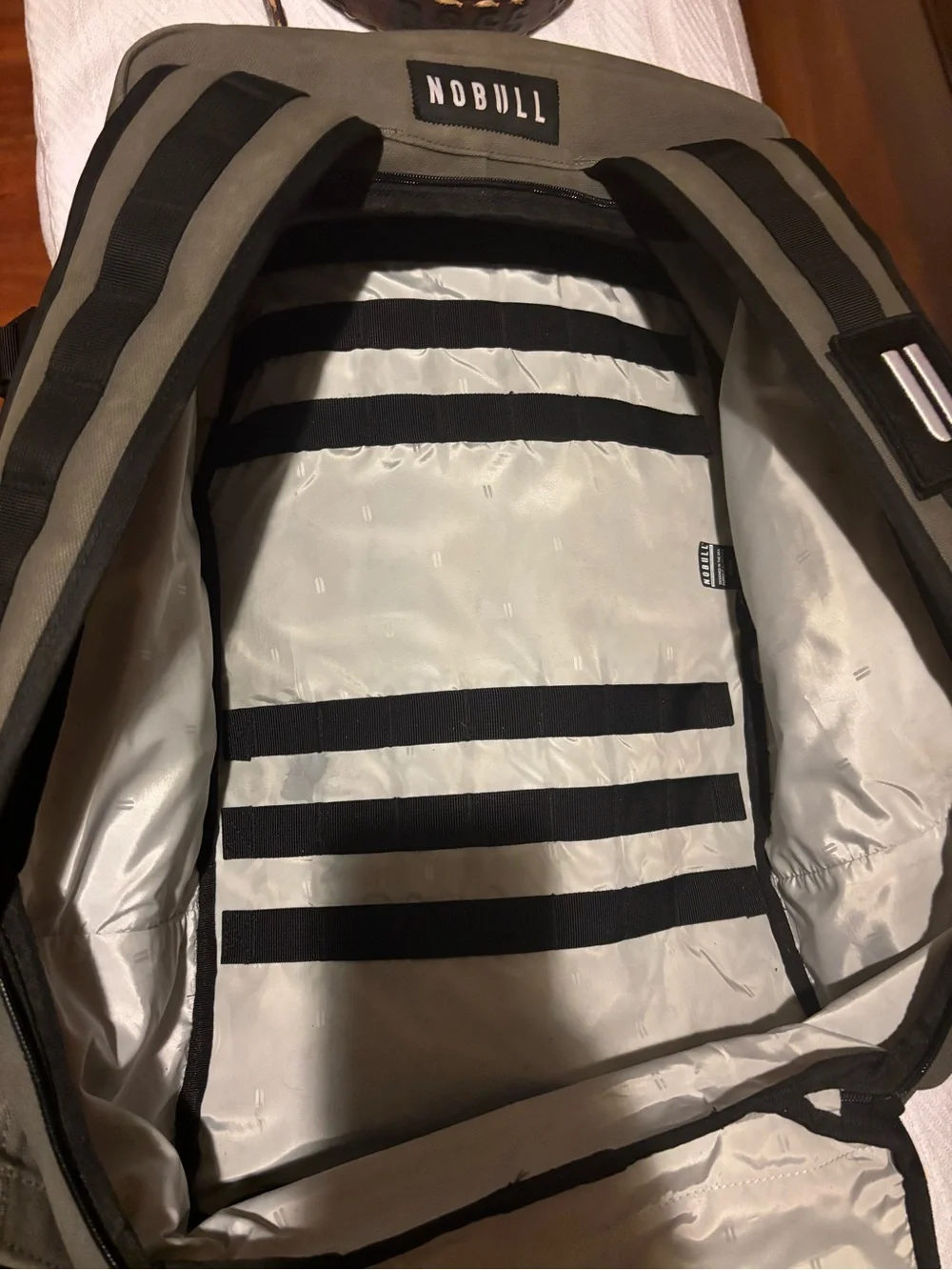 NOBULL Duffleback Gym Training Backpack Gray Black